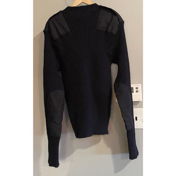 Brigade Quartermaster Sweater The Woolly Pully Wool Ribbed England Made 46 XL - Picture 2 of 6